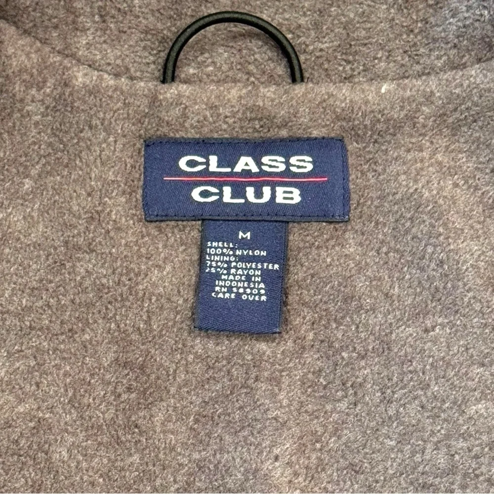 Class Club Boys Size Medium Green Vest with Pockets & Fleece Lined